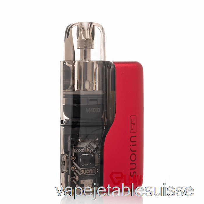 Vape Suisse Suorin Se 15w Système De Pod Rouge